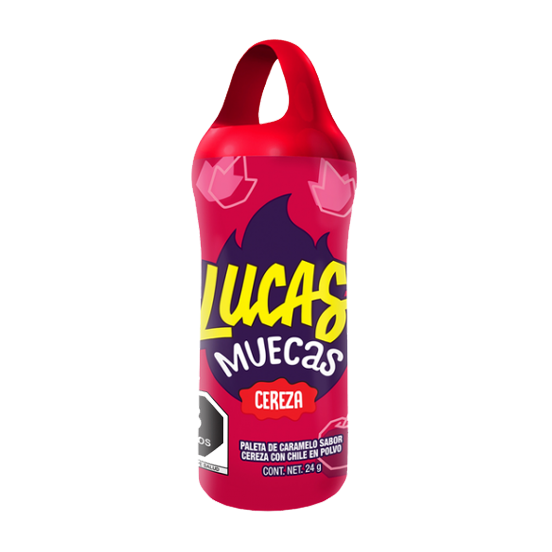 LUCAS MUECAS CEREZA 1/10pzs (Caja:24dsp)
