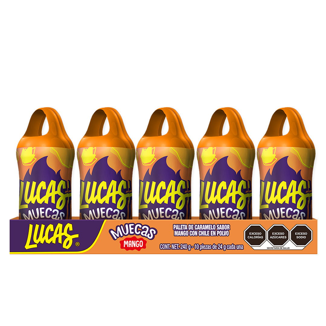 LUCAS MUECAS MANGO 1/10pzs (Caja:24dsp)