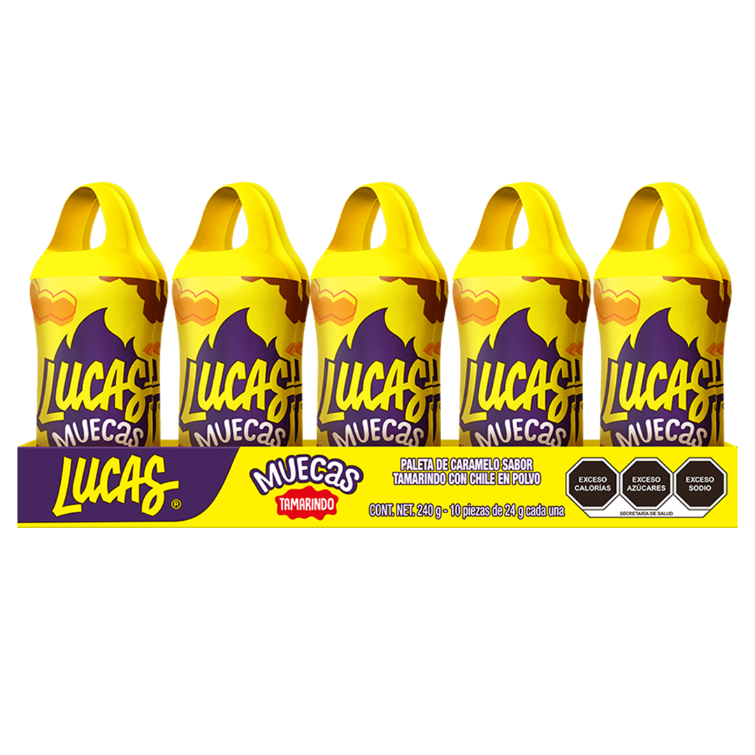 LUCAS MUECAS TAMARINDO 1/10pzs (Caja:24dsp)