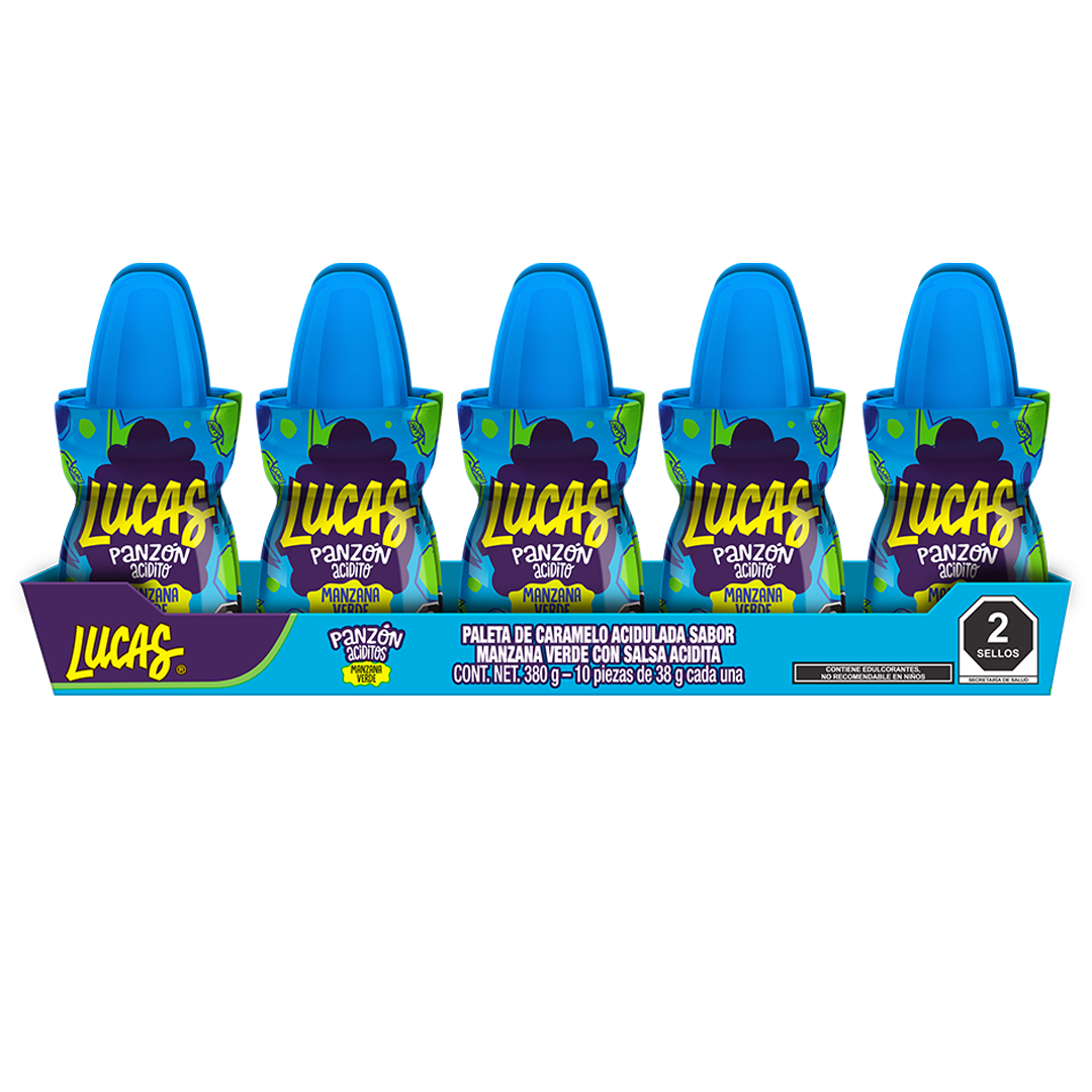 LUCAS PANZON ACIDITO 1/10pzs (Caja:24dsp)