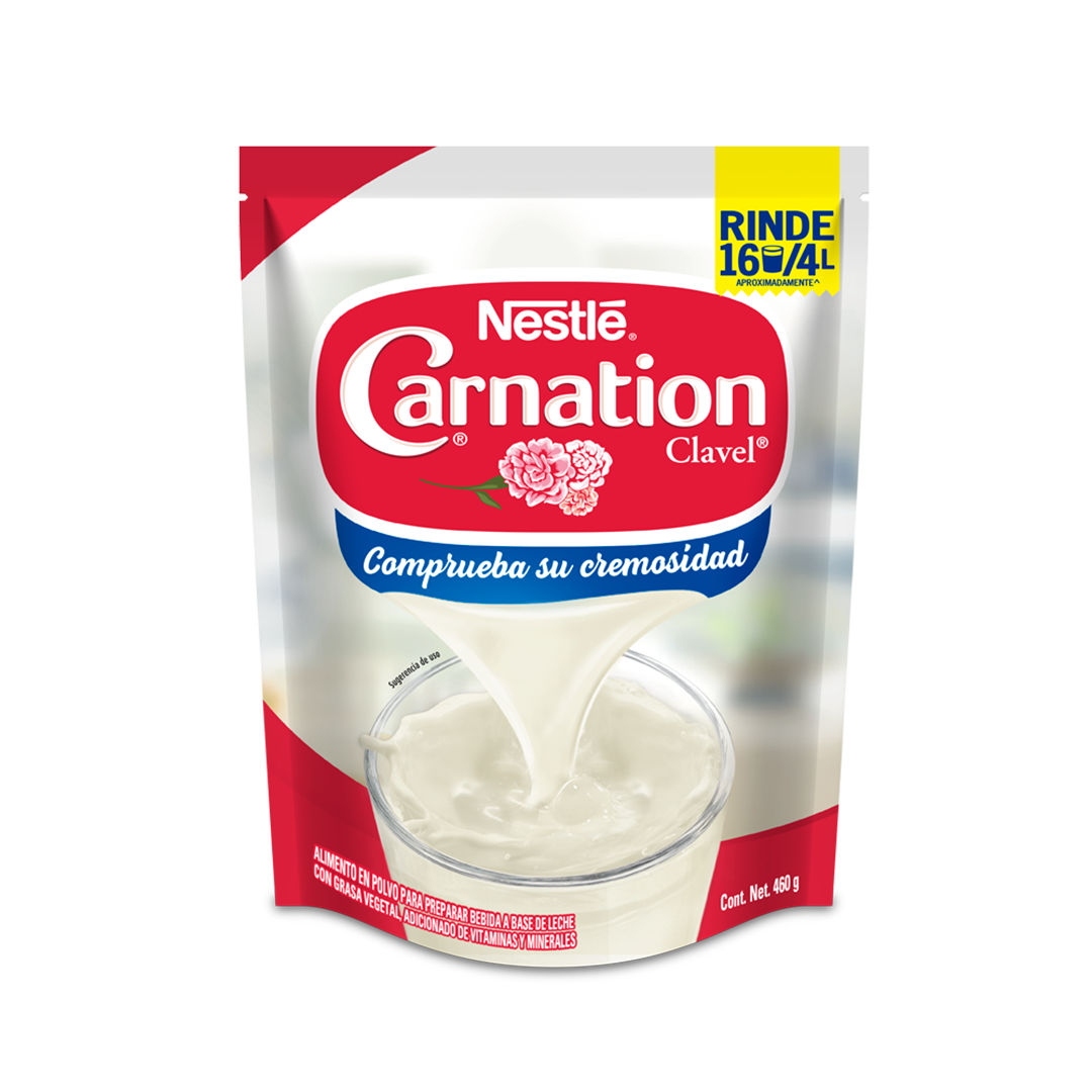 NESTLE CARNATION POLV DOYPACK 1/460GRS (Caja: 24pzas)