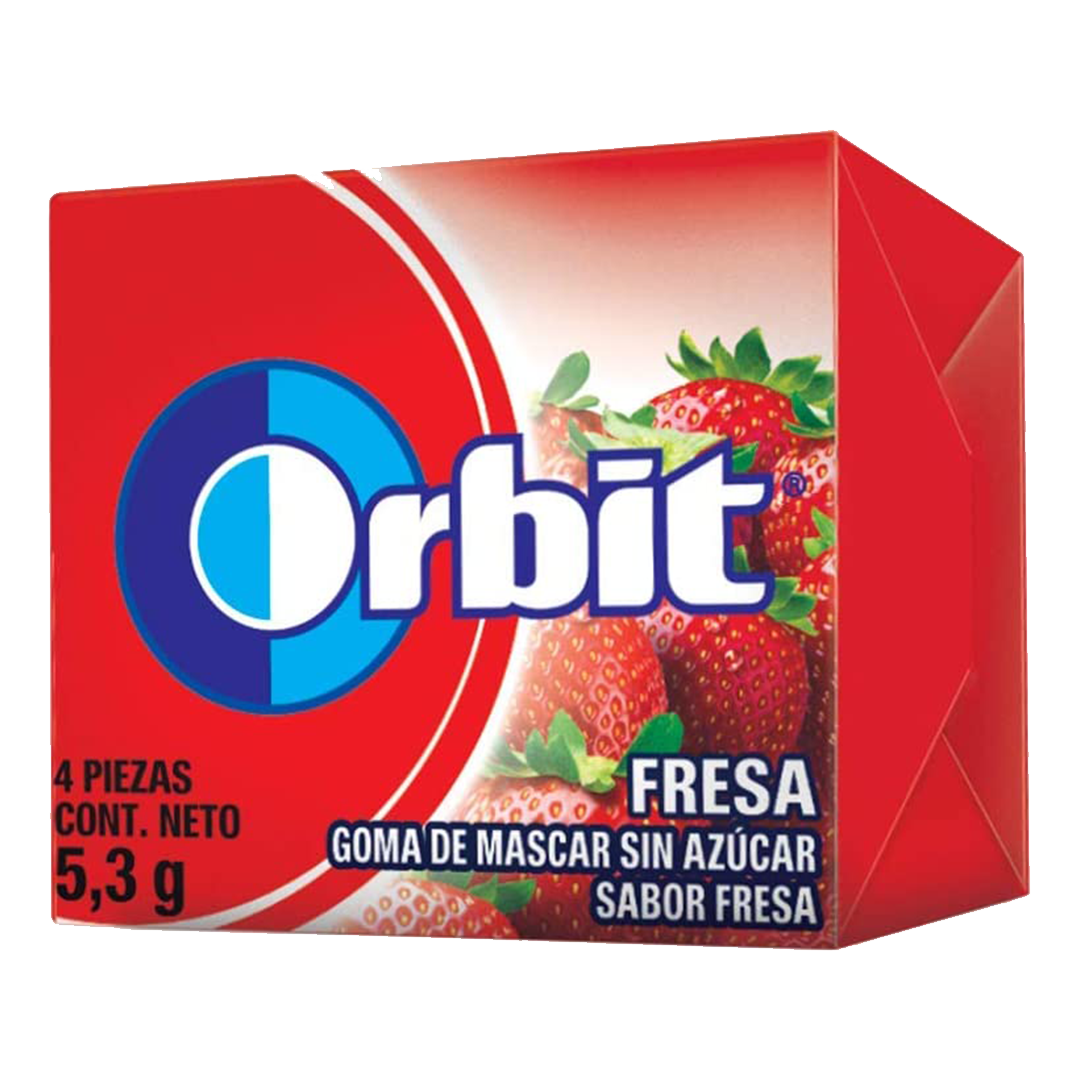 LUCAS ORBIT 4P FRESA 1/40pzs (Caja:12dsp)