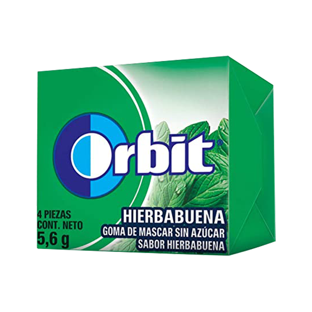 LUCAS ORBIT 4P YERBABUENA 1/40pzs (Caja:12dsp)