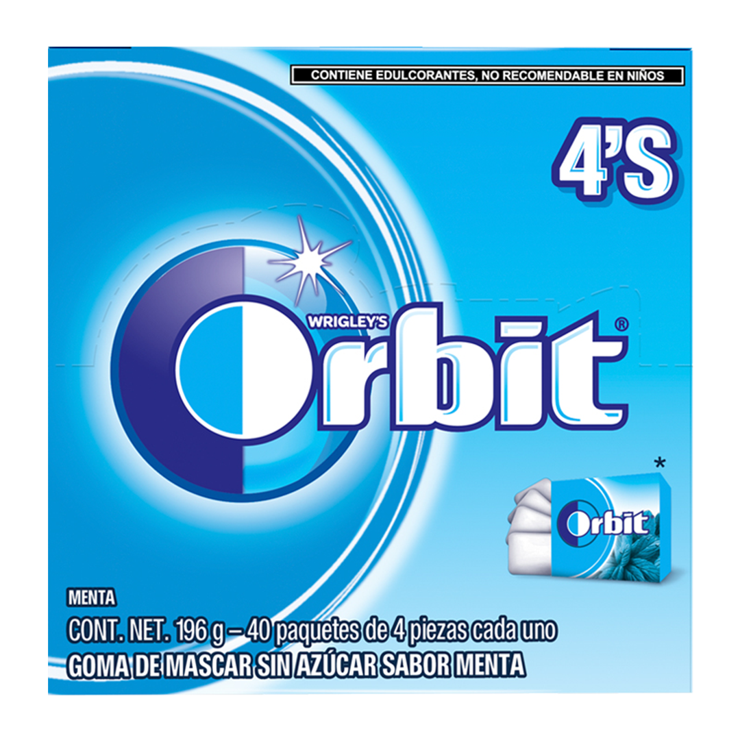 LUCAS ORIBT 4P MENTA 1/40pzs (Caja:12dsp)