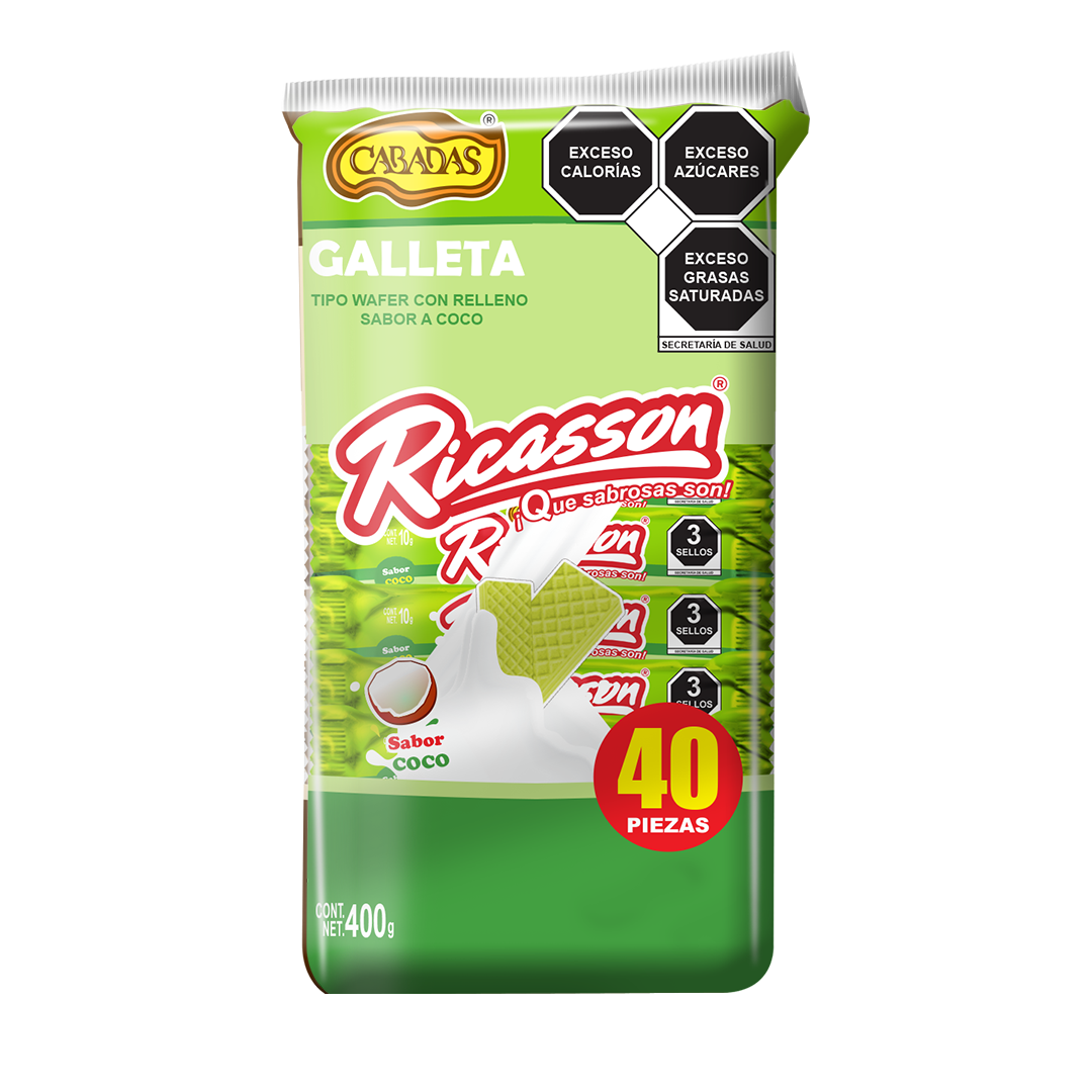 CABADA RICASSON COCO 1/40pz (Caja:12dsp)