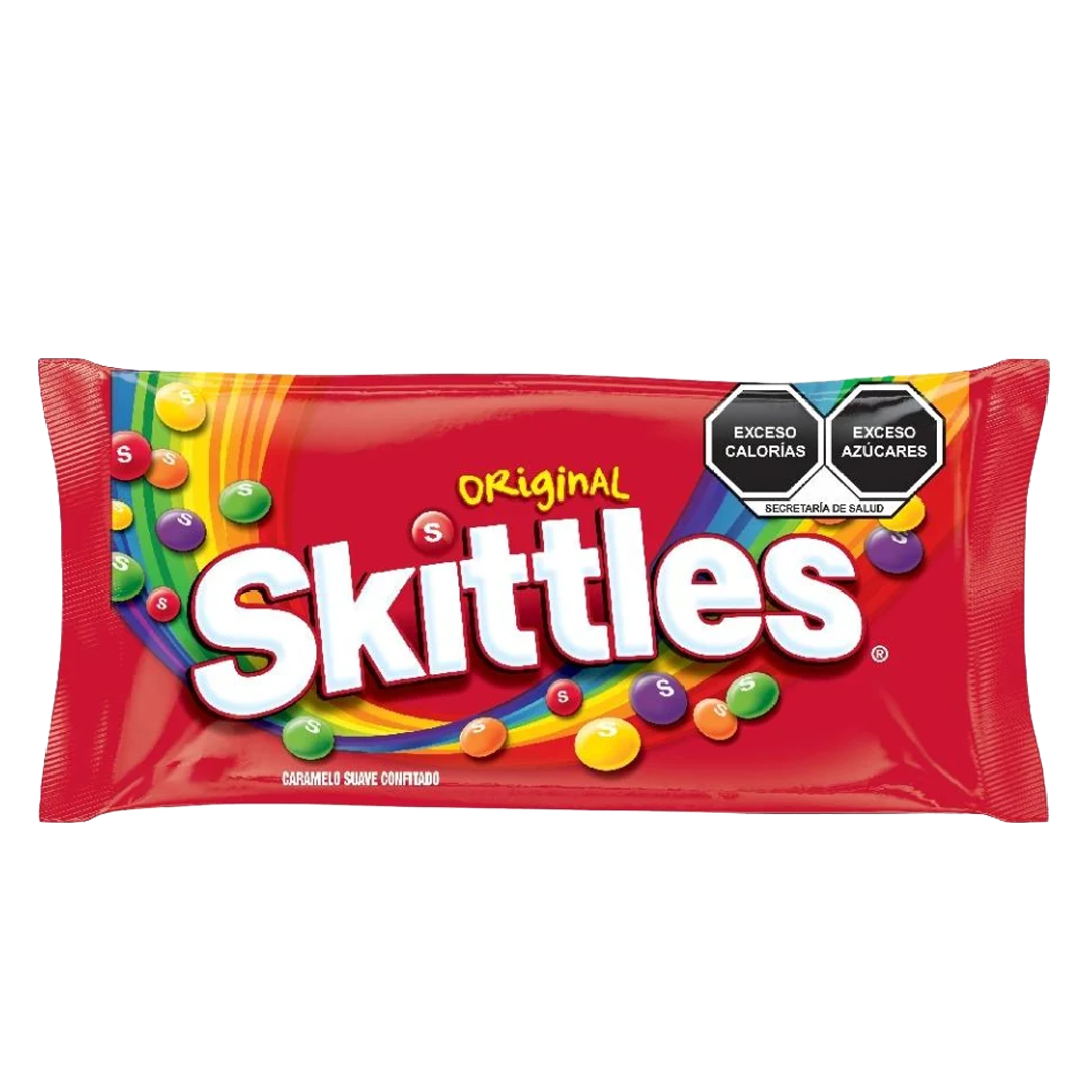 LUCAS SKITTLES ORIGINAL 22gr 1/10pzs (Caja:24dsp)