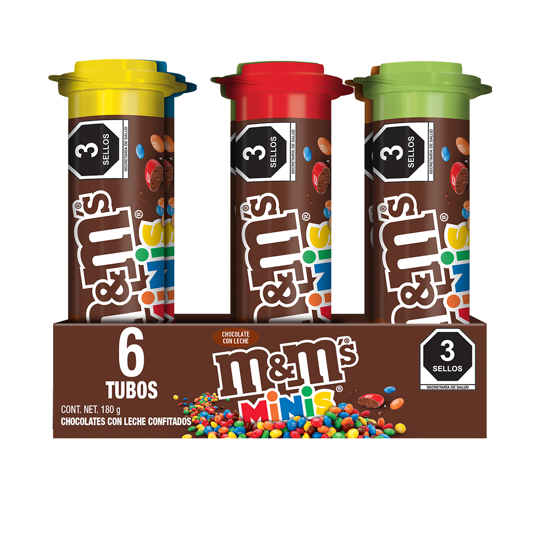 EFFEM M&M´S TUBO 30grs 1/6pzs (Caja:24dsp)