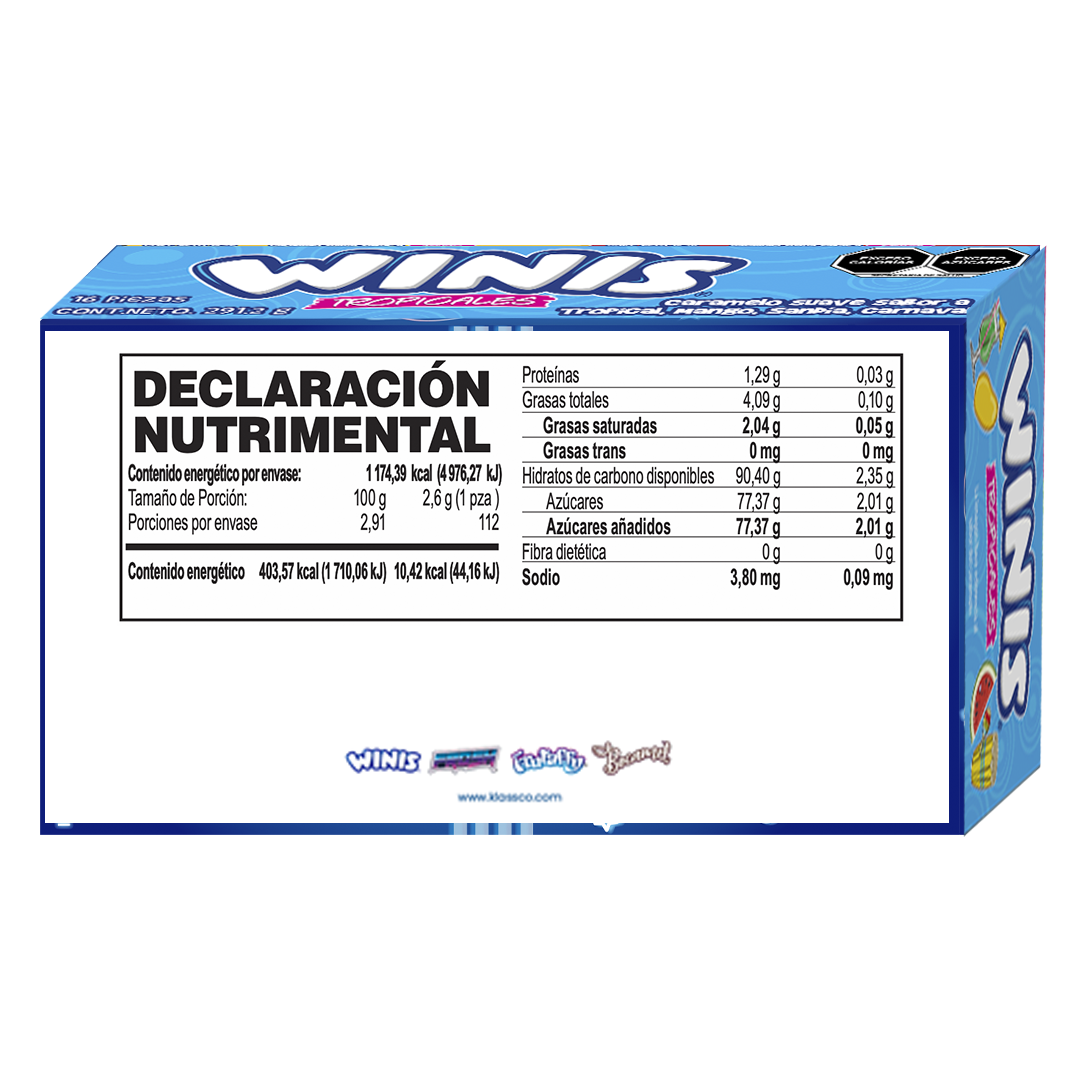WINIS TROPICAL T7 1/16pzs (Caja:27dsp)