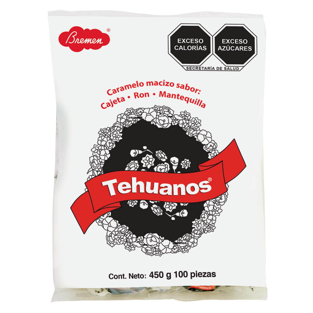 BREMEN CARAMELO TEHUANOS 1/100pz (Caja:30dsp)