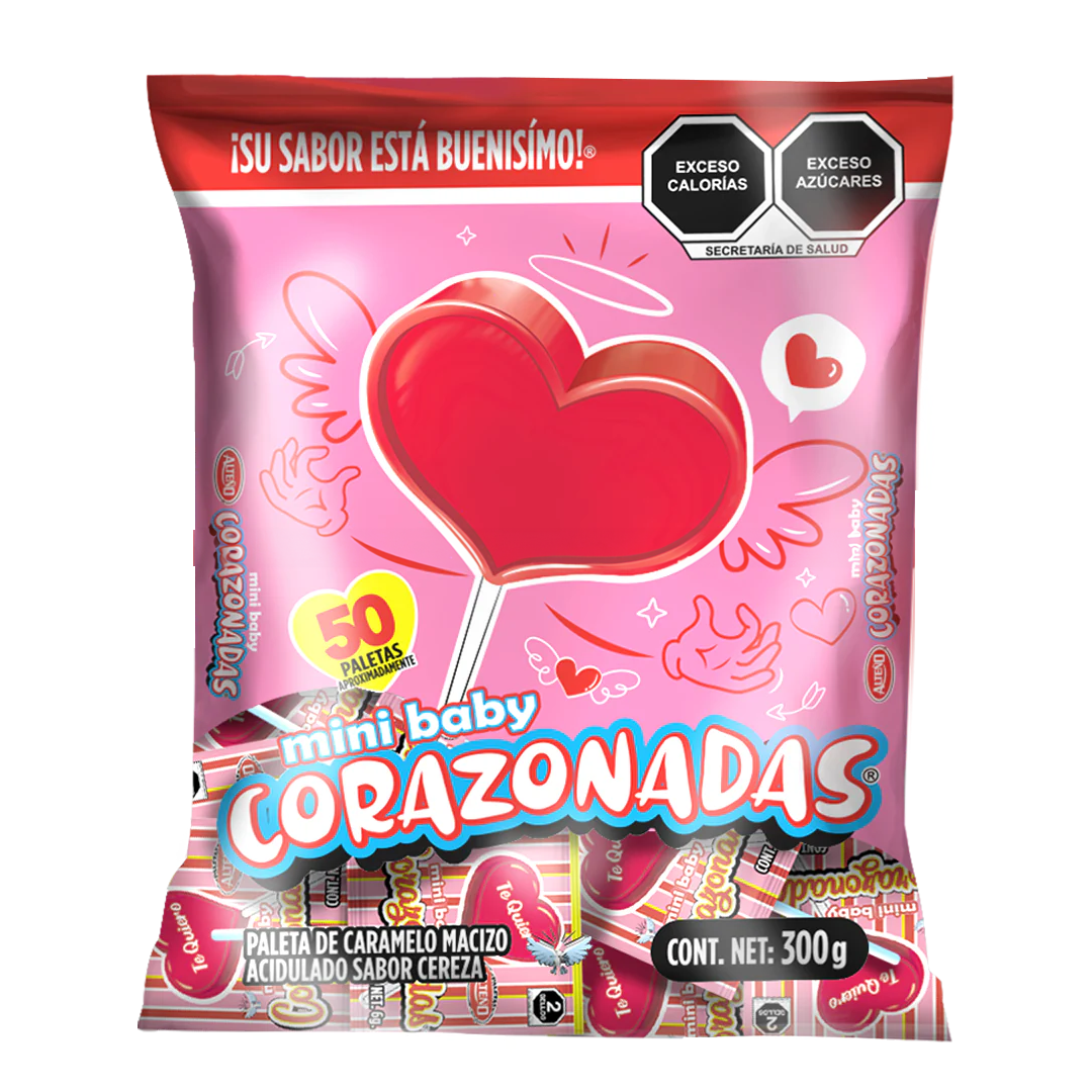 ALTEÑO MINI BB CORAZONADA 1/50pz (Caja:28bl)