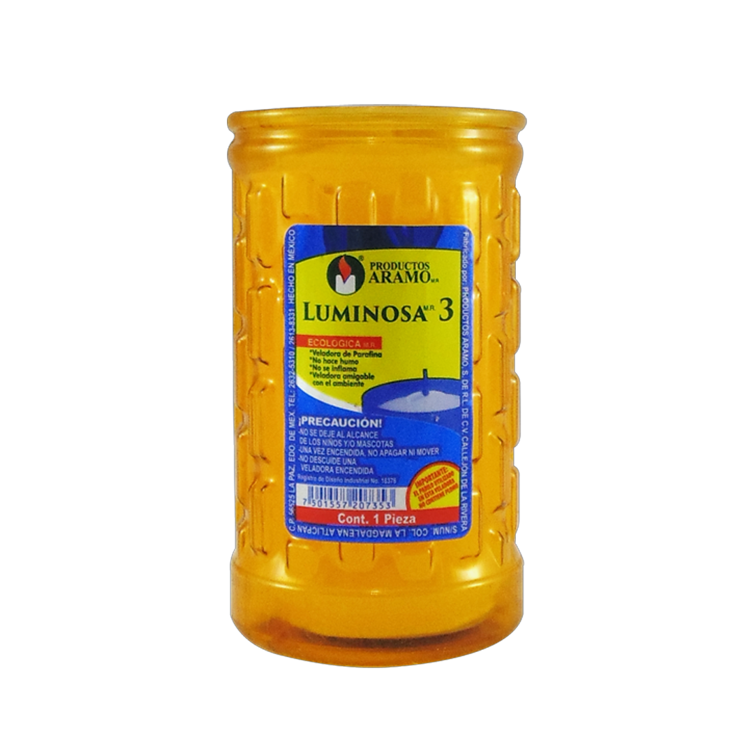 ARAMO VELADORA LUMINOSA#3 1/1pz (Caja:24dsp)