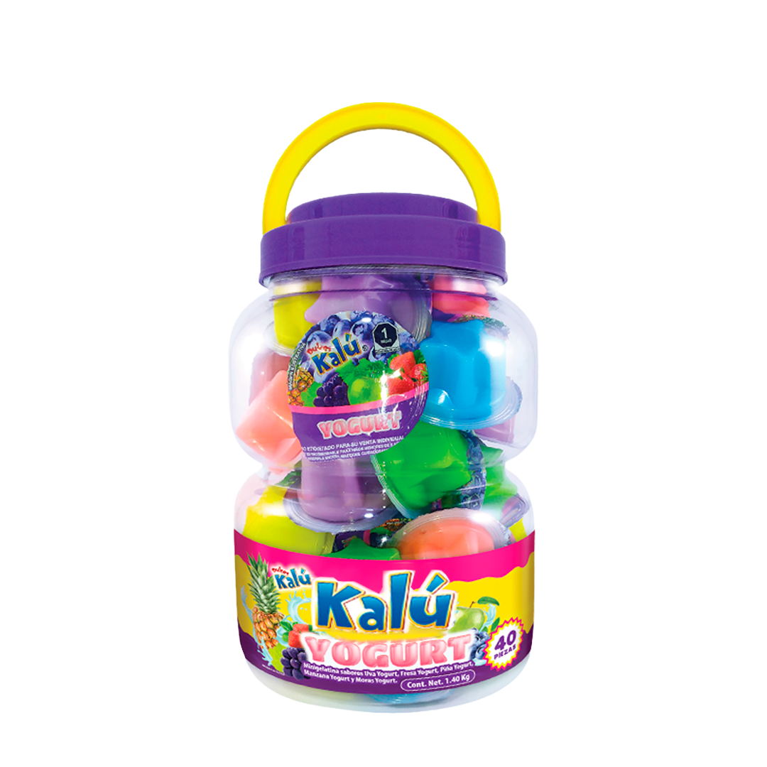 AZTECA MINI GELATINA  DE YOGUR 1/40pz (Caja:6vit)