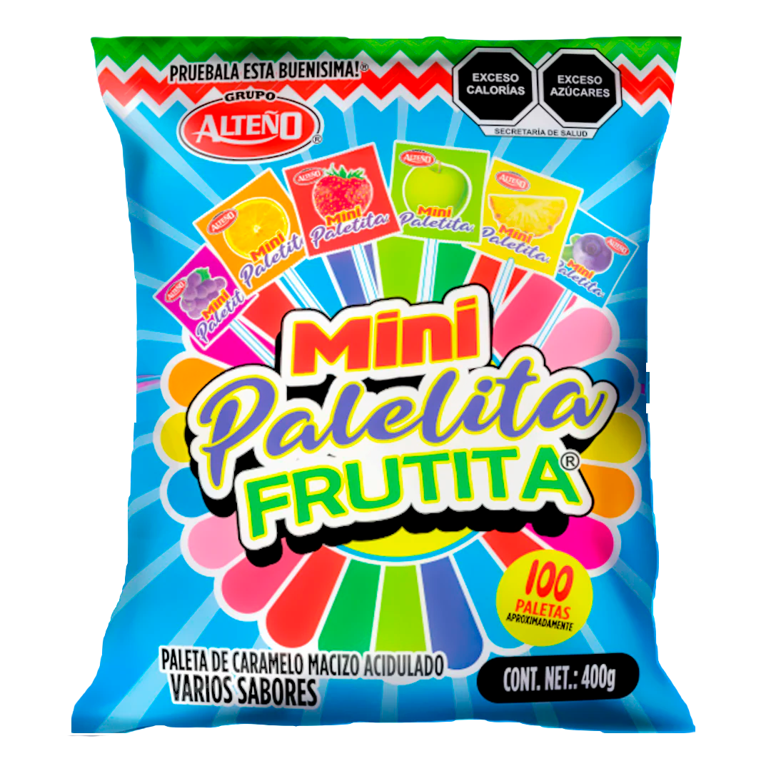 Alteño Azteca Mini Paletita - La Bolsa Contiene 100 Piezas
