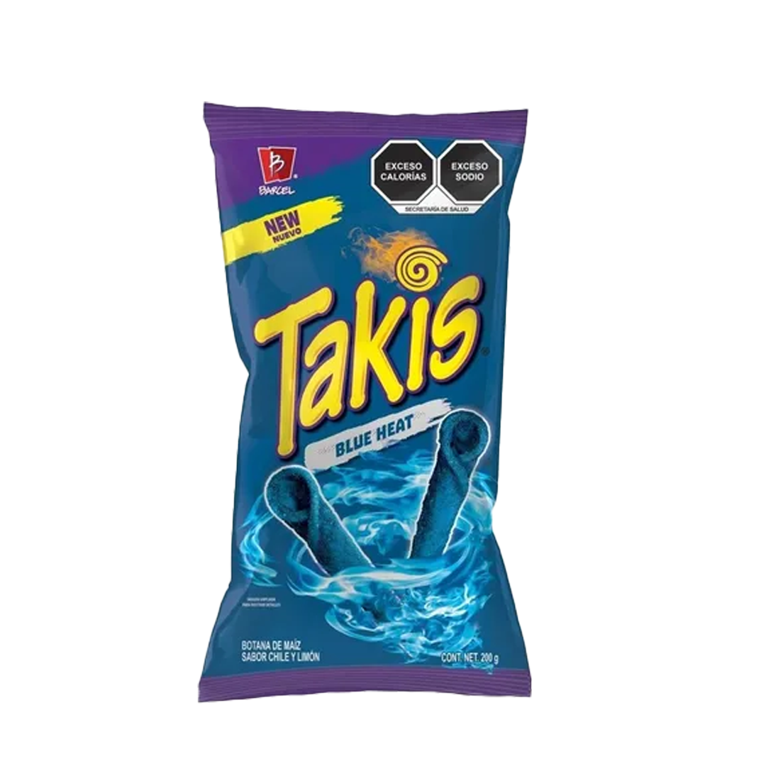 BARCEL TAKIS BLUE HEAT 1/200grs (Caja:16pzs)