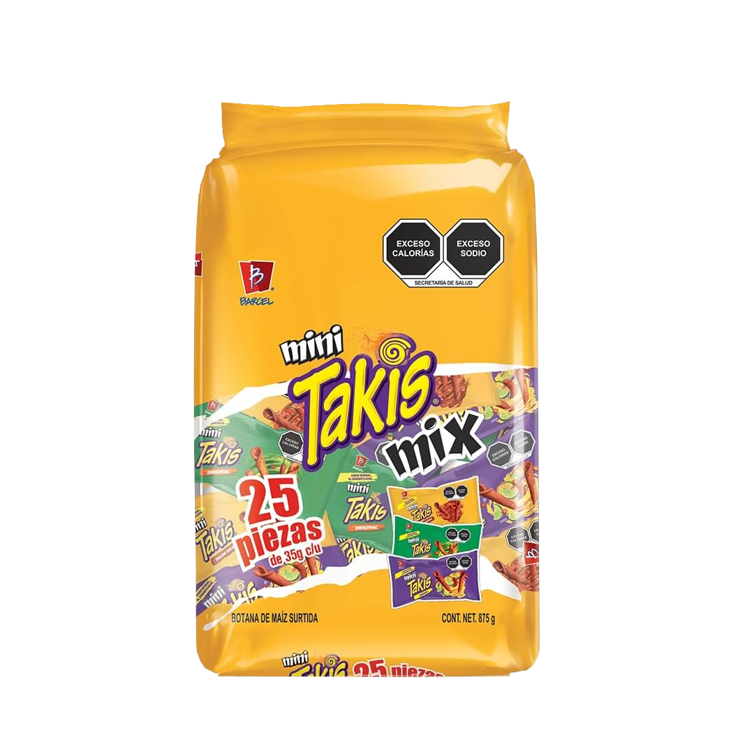 BARCEL MIX MINI TAKIS 1/25pz (Caja:3dsp)