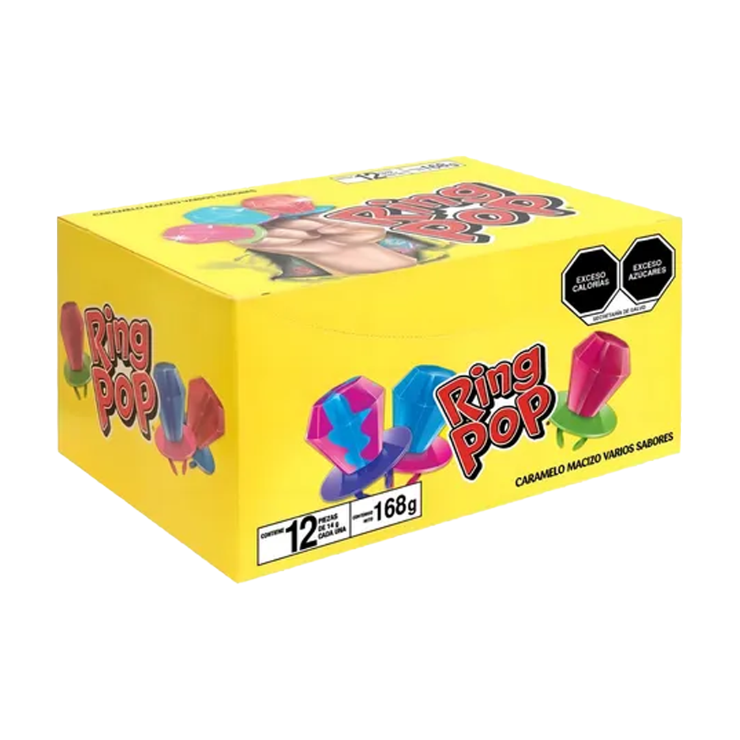 BEKAX TOPPS RING POP 1/12pzs (Caja:6dsp)