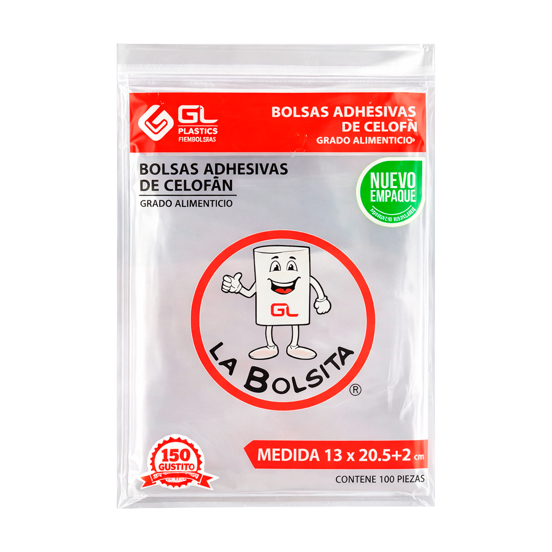 ALEXA ADHESIVO J 13X20.5+2 1/100pz (Caja:25paq)