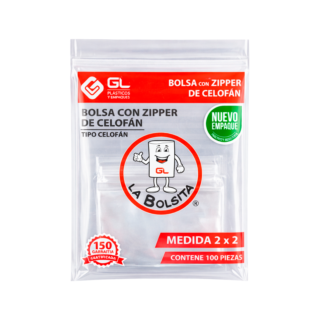 ALEXA BL ZIPPER NAT 2X2 1/100pzs (Caja:80paq)