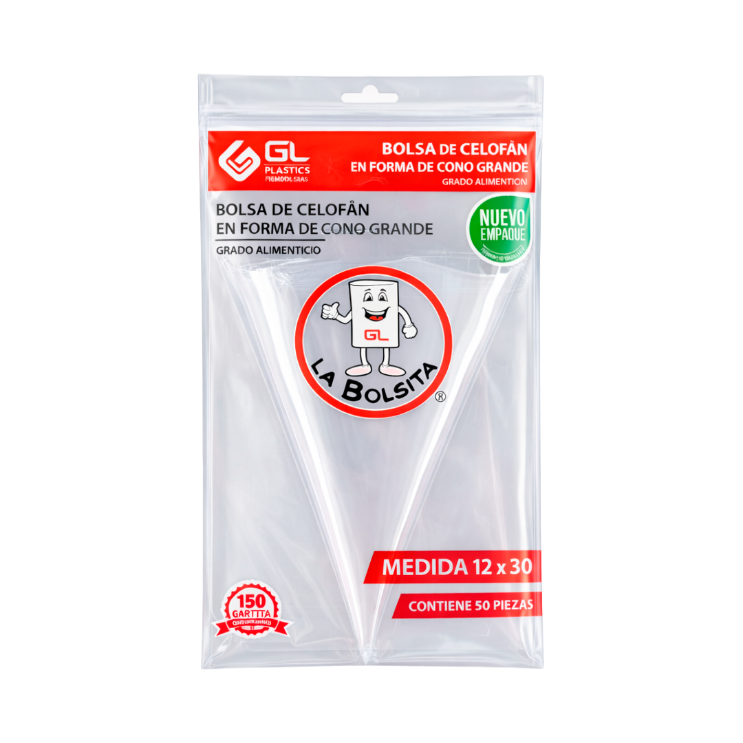 ALEXA BL CONO GRANDE12X30 1/50pz (Caja:60paq)