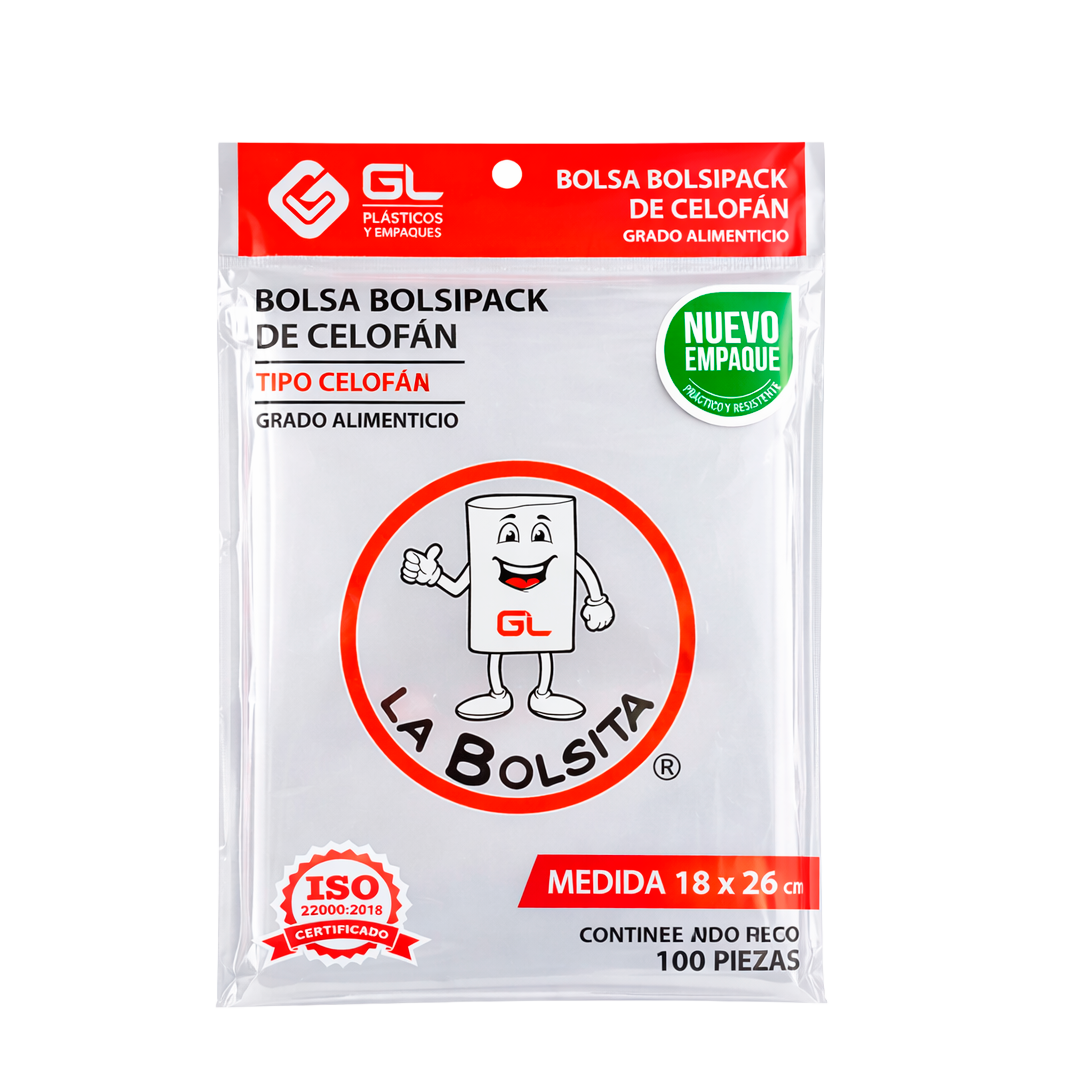 ALEXA BOLSIPACK LATRL18X26 1/100pz (Caja:40paq)