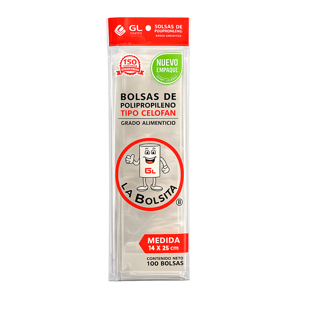 ALEXA BOLSIPACK LATRL14X25 1/100pz (Caja:50paq)