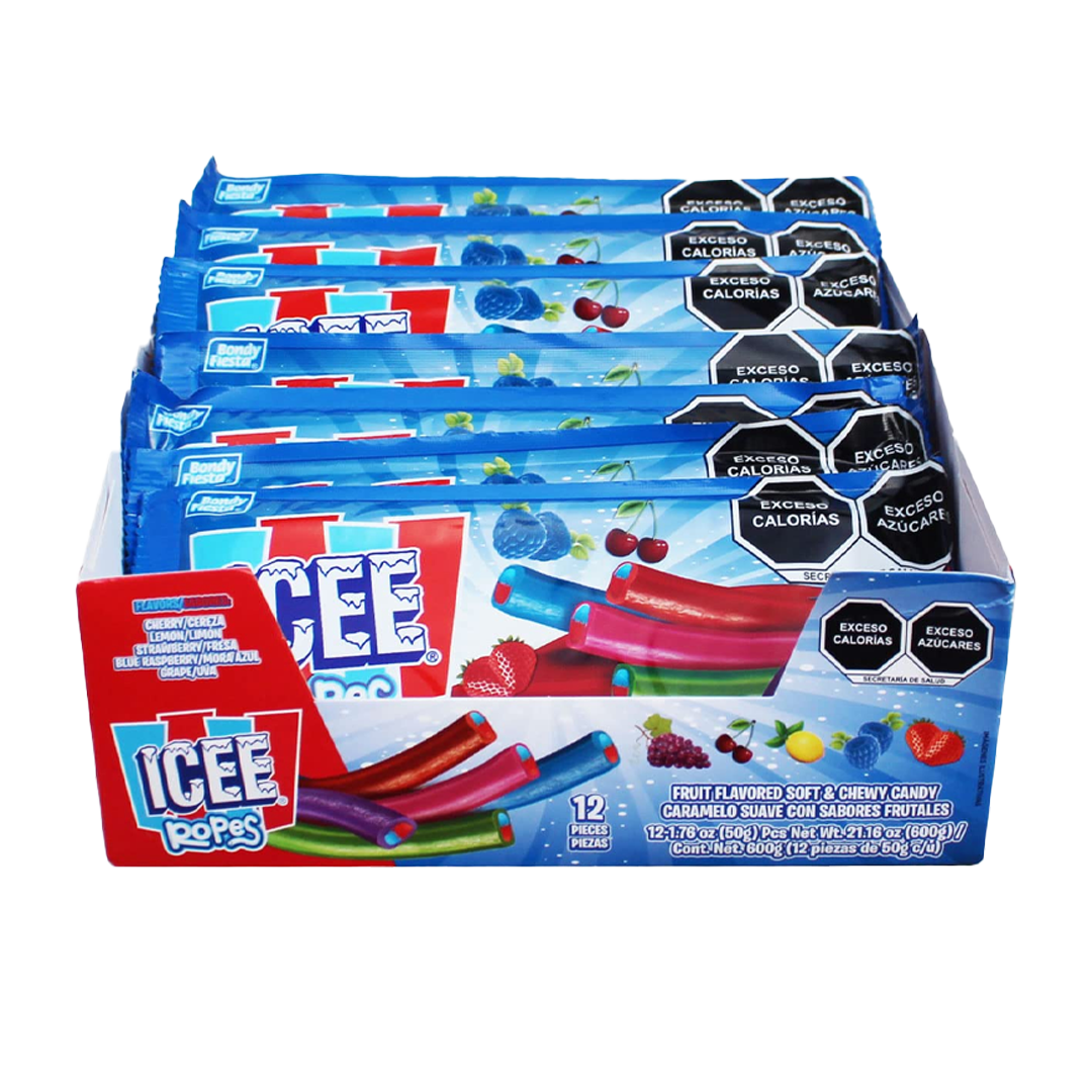 BONDY ICEE ROPES 1/12pzs (Caja:12dsp)