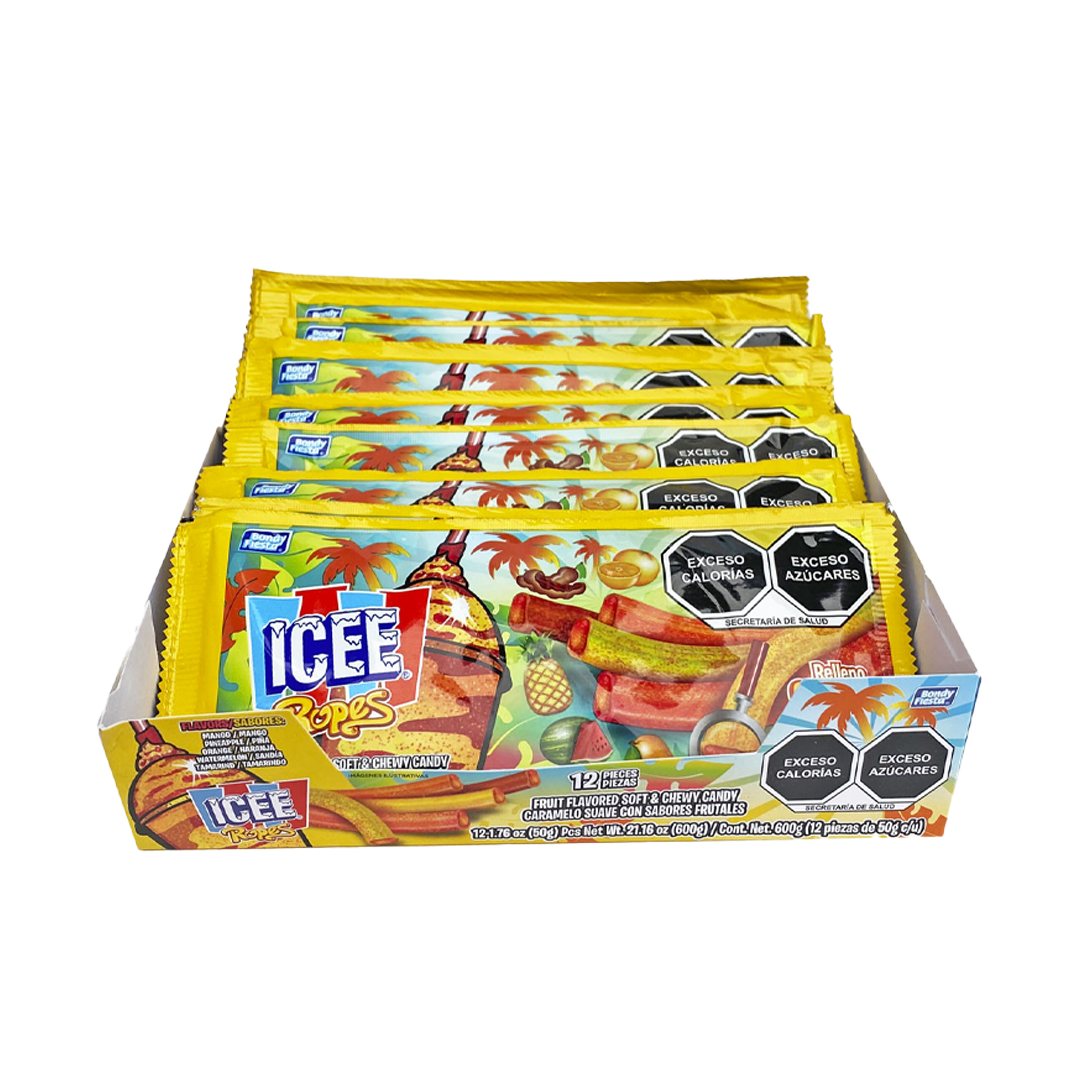 BONDY ICEE ROPES TROPICAL 1/12pzs (Caja:12dsp)