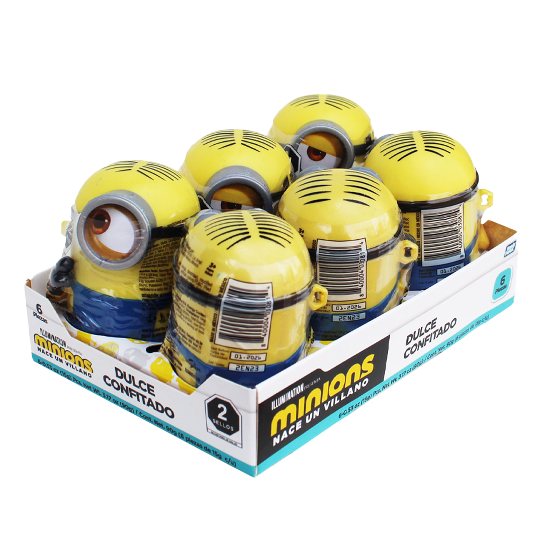 BONDY PORTAPAL. MINIONS 1/6pzs (Caja:15dsp)