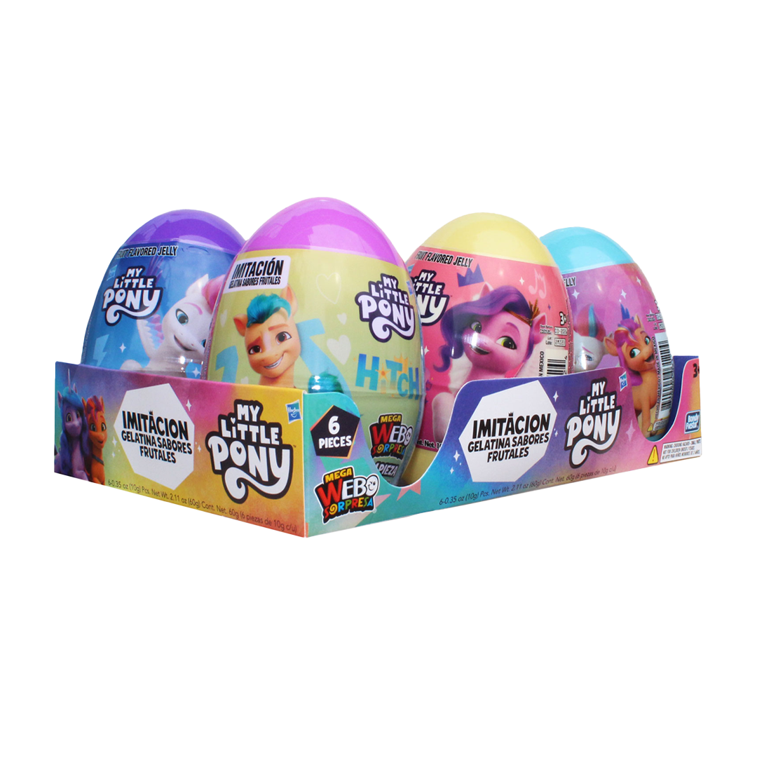 BONDY MEGA HUEVO ML PONY 1/6pzs (Caja:12dsp)