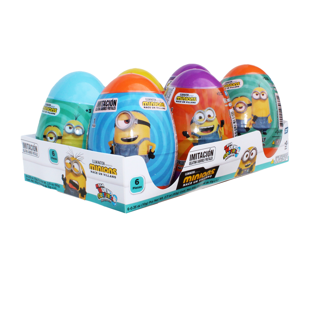BONDY MEGA HUEVO MINIONS 1/6pzs (Caja:12dsp)