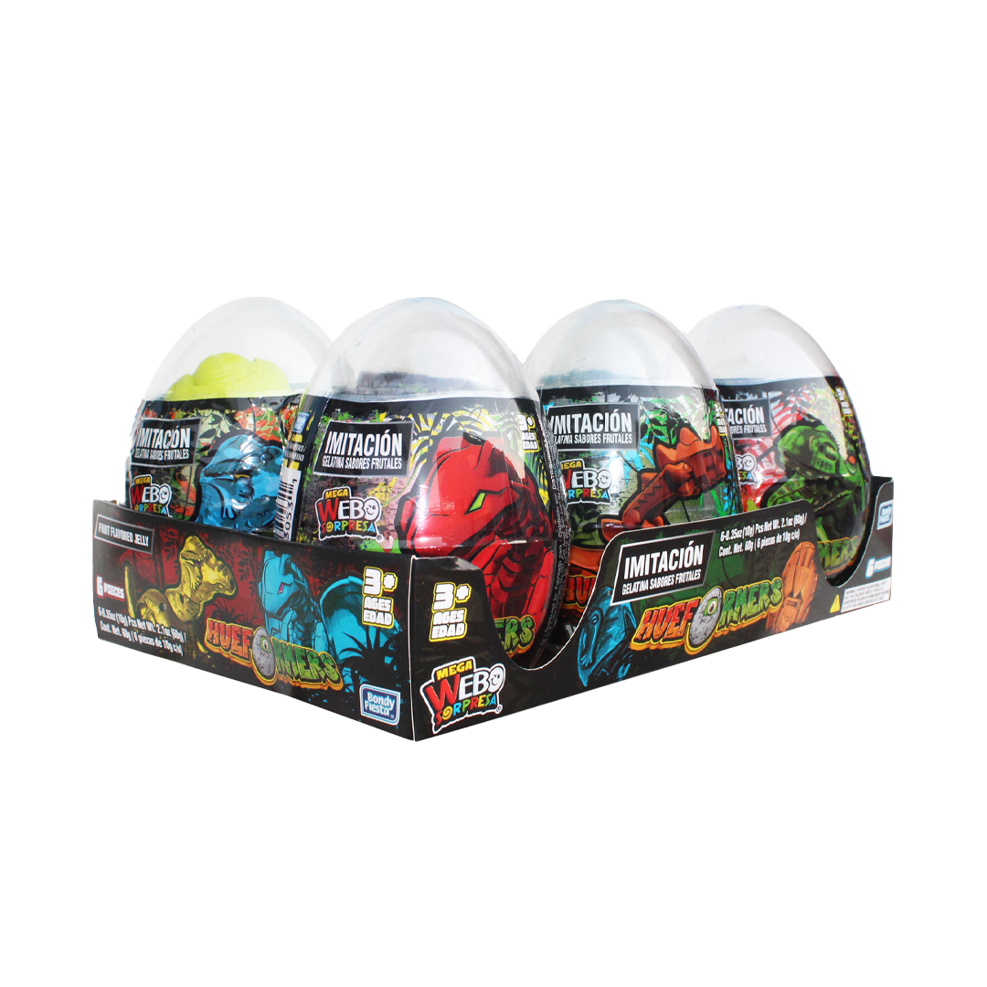 BONDY MEGA HUEVO HUEFORMERS 1/6pzs (Caja:12dp)