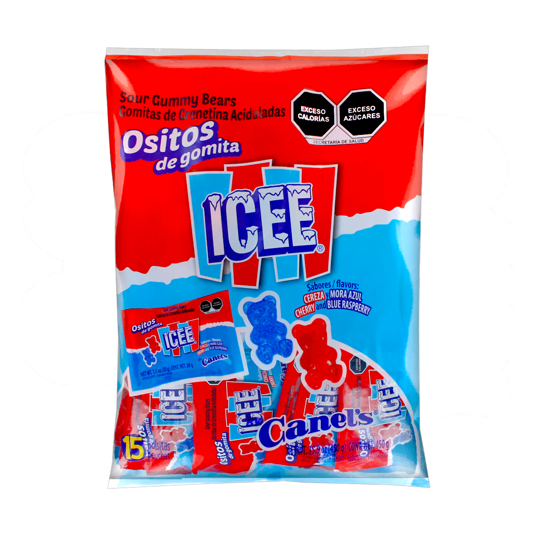 CANELS ICEE OSITOS BL 1/15pzs (Caja:10dsp)