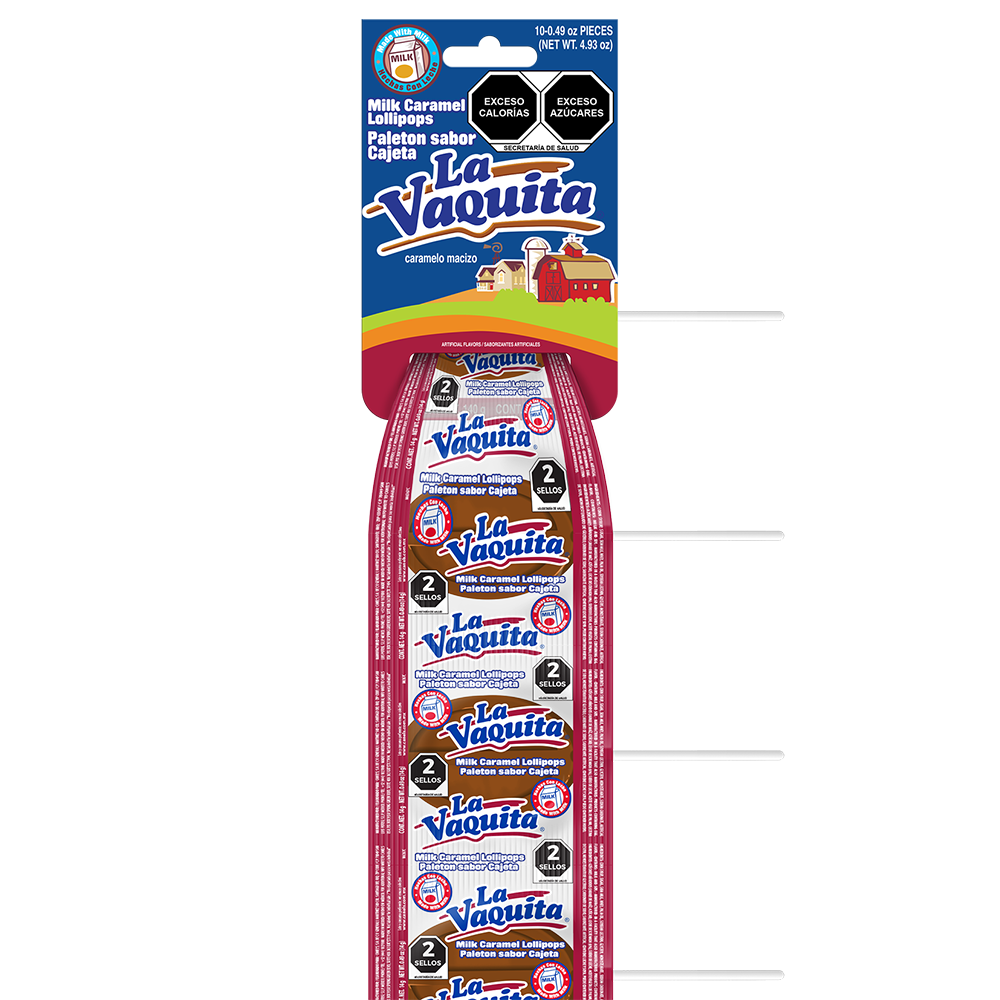 CANEL'S VAQUITA PALETON TIRA 1/10pz (Caja:50dsp)