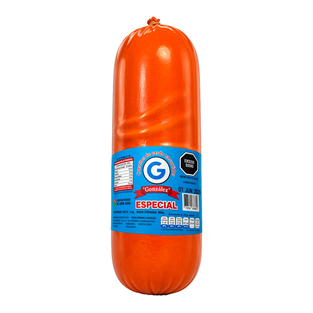 CUERITOS GONZALEZ BOLSA 1/20pzs