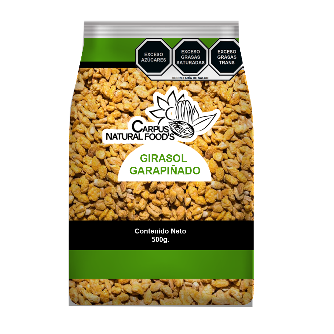 CARPUS GIRASOL GARAPIÑADO 1/500Grs. (Caja: 20)