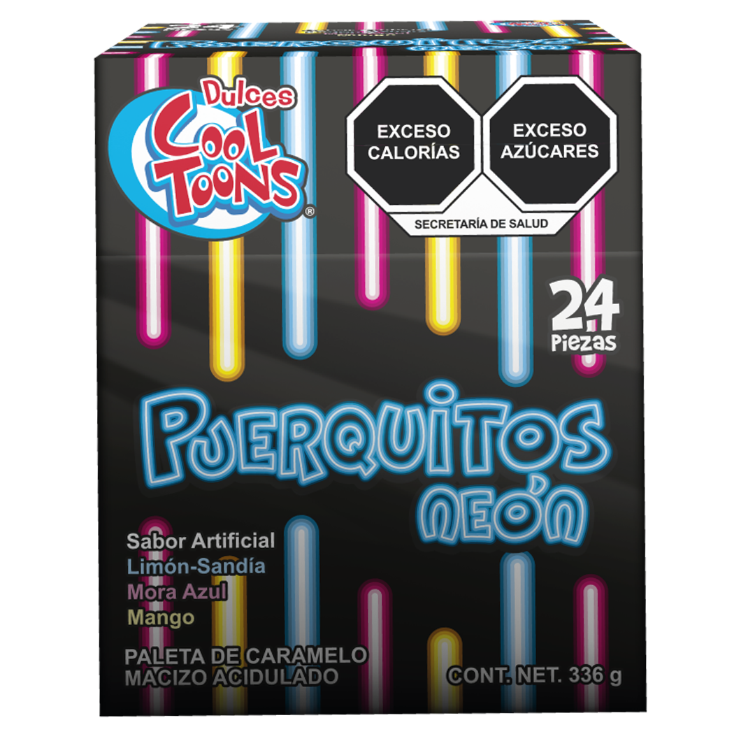 COOL PAL PUERQUITO NEON 1/24pz (Caja:24dsp)