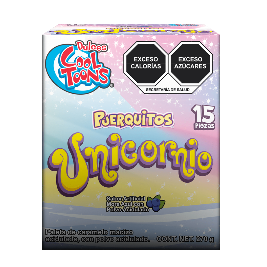 COOL PUERQUITO UNICORNIO 1/15pz (Caja:24dsp)