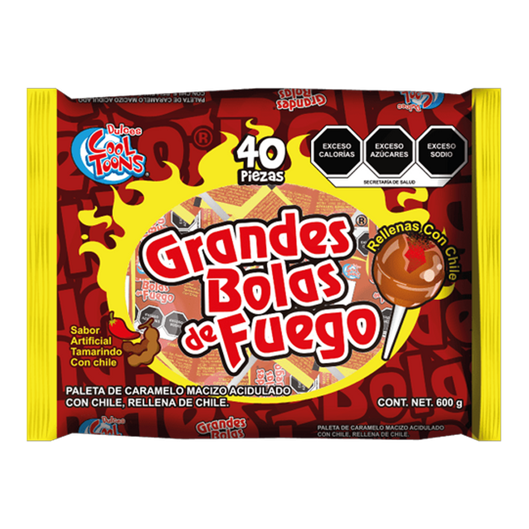 PAL.BOLA DE FUEGO TAM 24/40/15GR