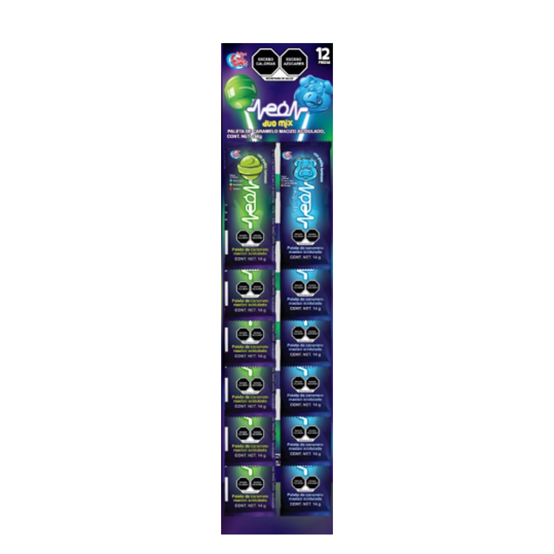 C.T.PAL. MARB NEON DUO MIX 1/12 (CAJA:12PZAS)