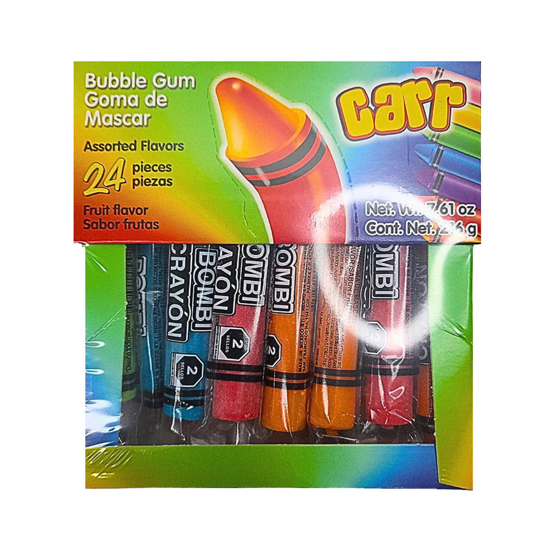 CARR BOMBI CRAYÓN 1/24Pza (Caja: 24Pza)