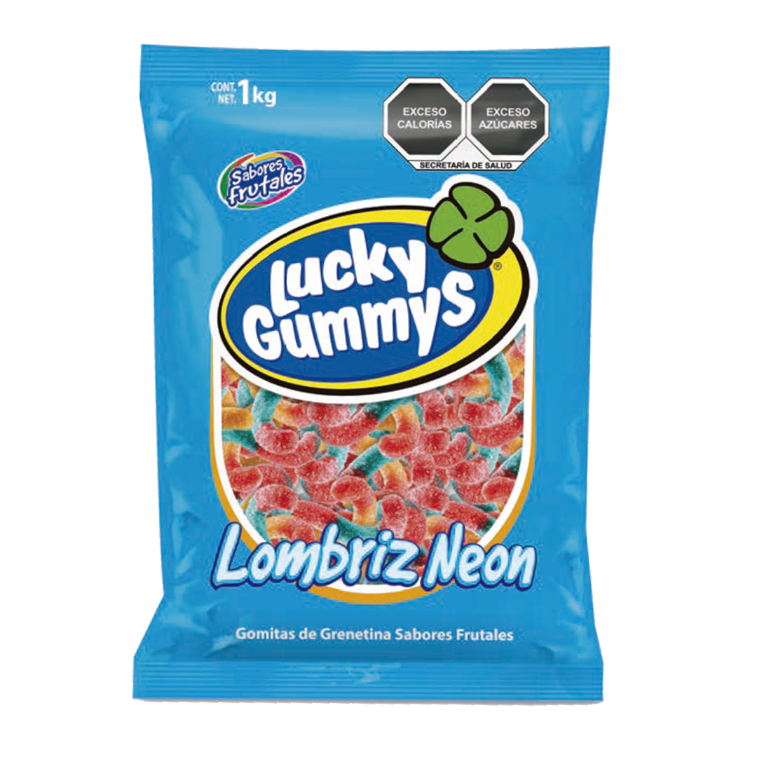 CUANDA LOMBRIZ DE NEON 1/1K (Caja:8pz)