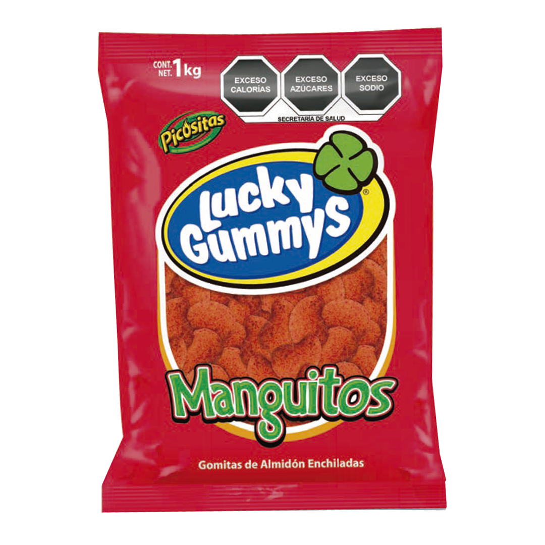 CUANDA LUCKY GUMMY MANGUITOS 1/1K (Caja:8pz)