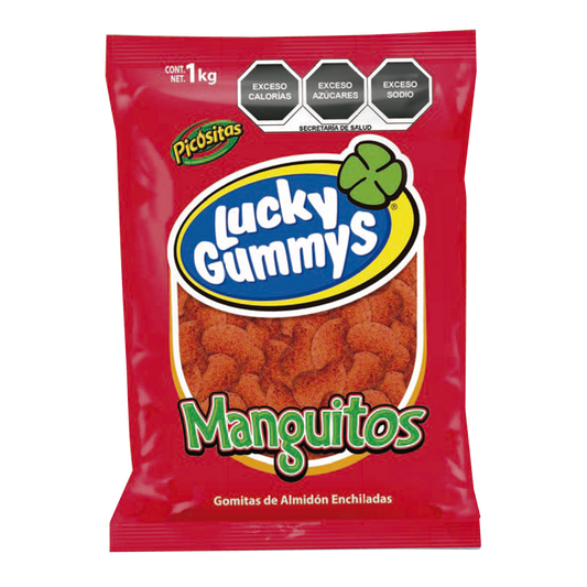 CUANDA LUCKY GUMMY MANGUITOS 1/1K (Caja:8pz)