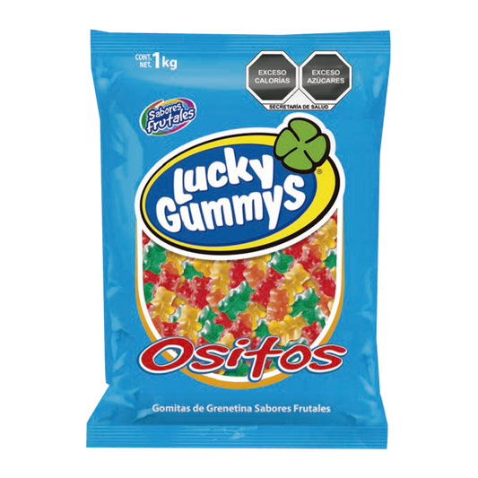 CUANDA LUCKY GUMMY OSITOS 1/1K (Caja:8pz)