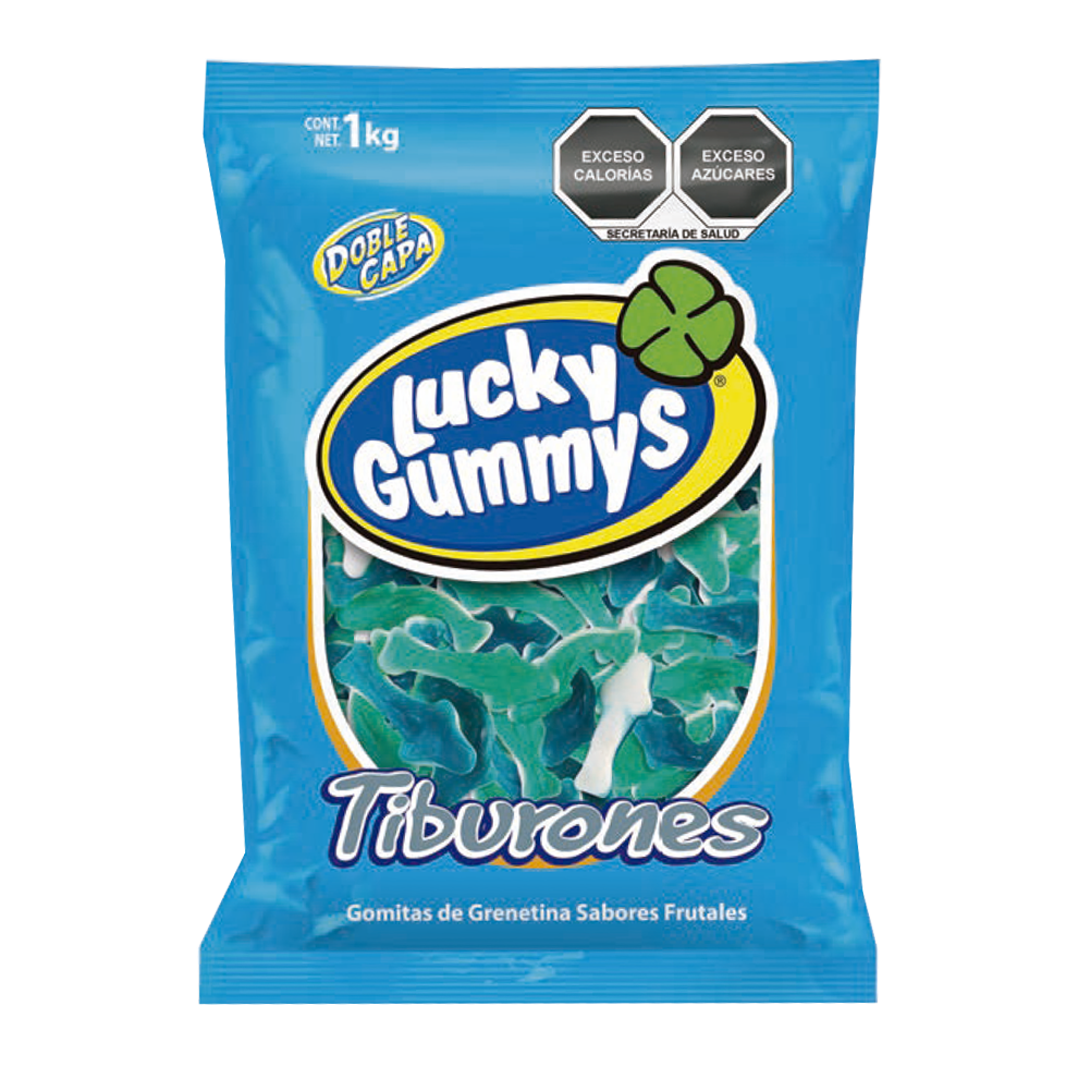 CUANDA LUCKY TIBURONES 1/1K (Caja:8pz)