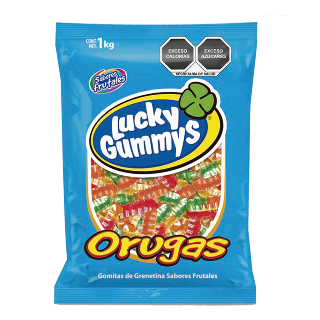 CUANDA LUCKY GUMMY ORUGAS 1/1K (Caja:8pz)