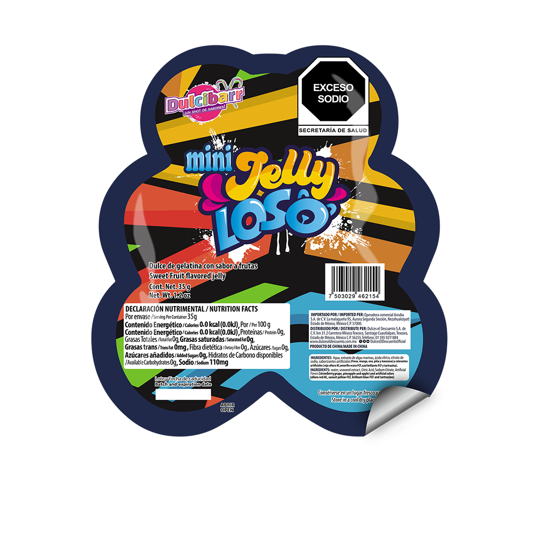 DULCIBARR BL MINI JELLY LOSITO 1/24pz (Caja:12dsp)