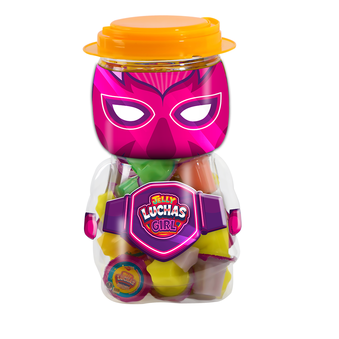 DULCIBARR JELLY LUCHAS BOY/GIRL1/50pz (Caja:6dsp)