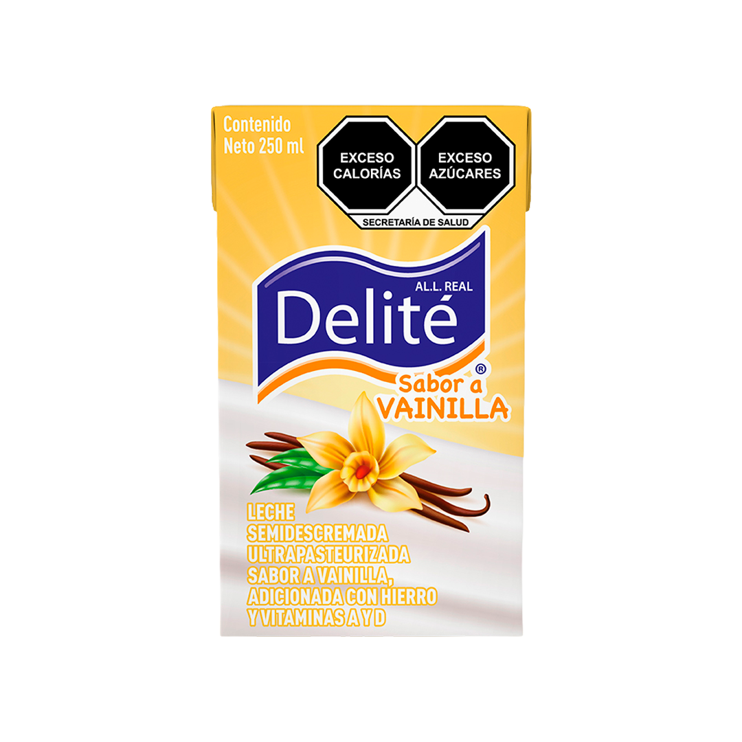 DELITE BRIK VAINILLA 1/250ml (Caja:27pzs)