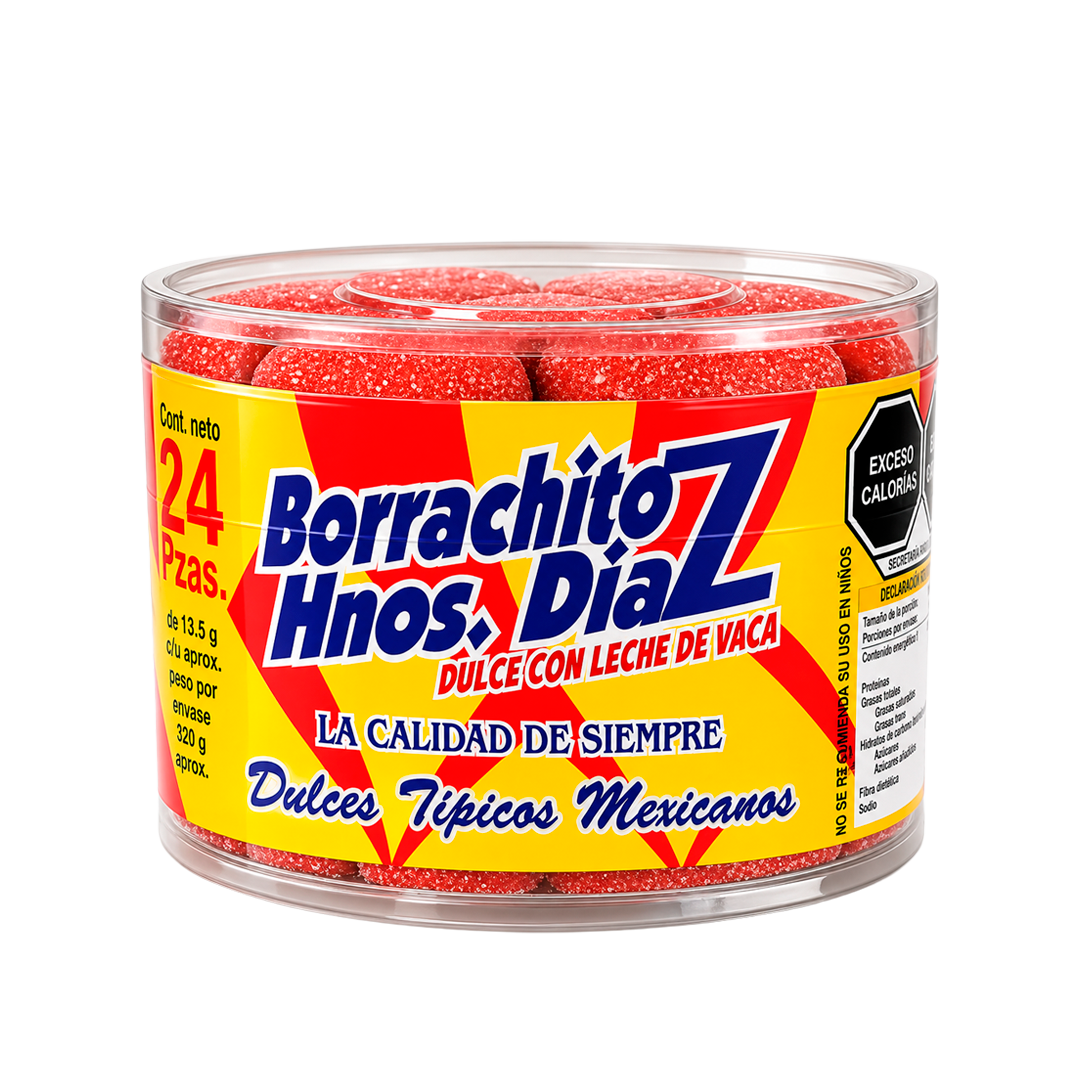DÍAZ ESTUCHE BORRACHITO 1/24pzs (Caja:45dsp)